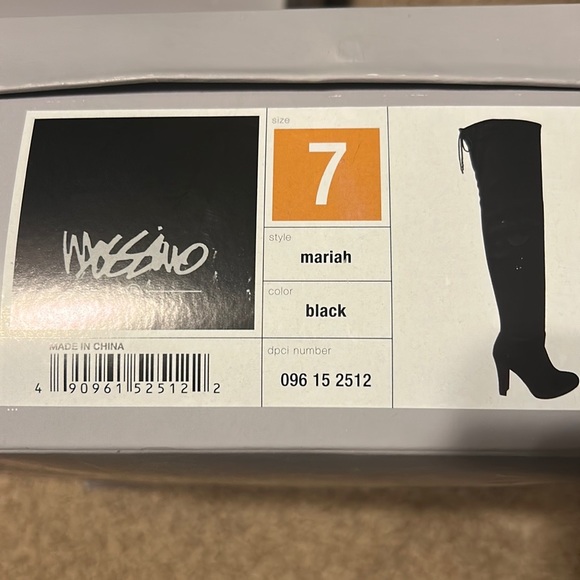 NIB Mossimo knee high suede high heel boot - Picture 8 of 9